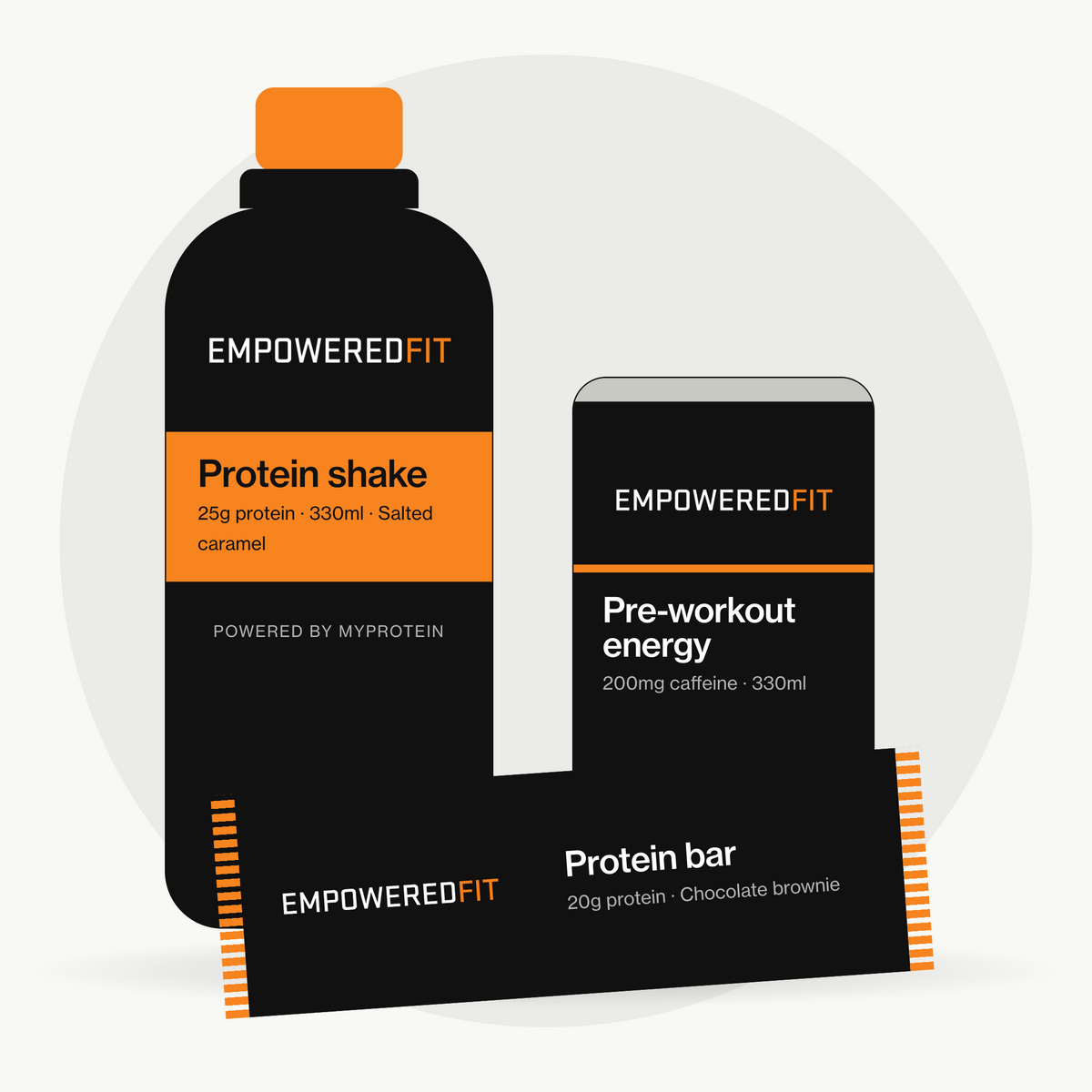 EmpoweredFIT own-brand vending bundle mock-up