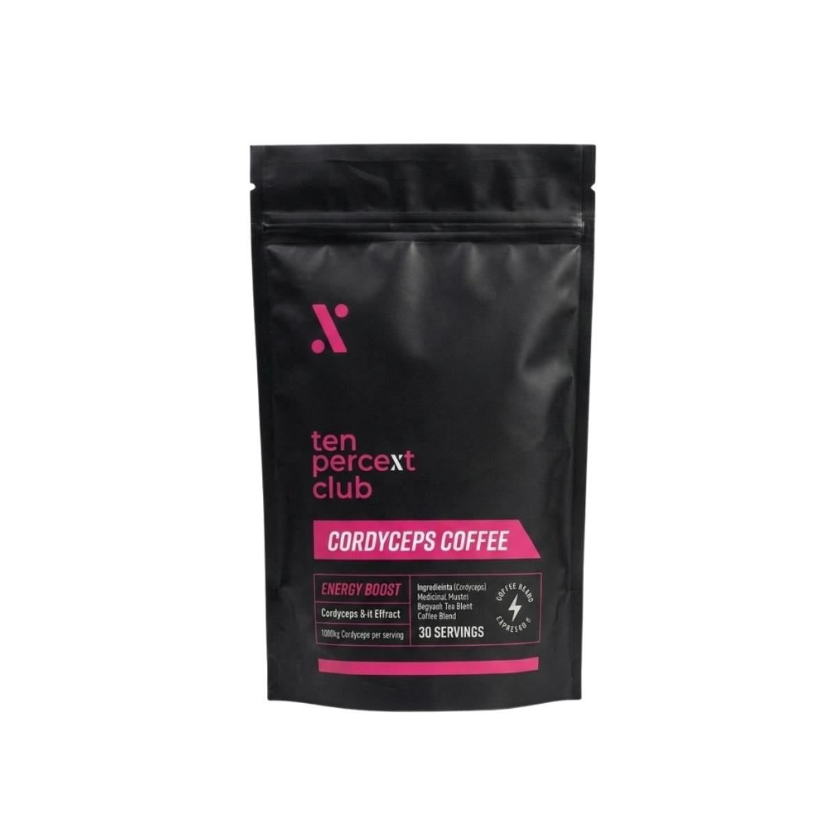 The Ten Percent Club - Cordyceps Coffee - Unflavoured - 90 capsules