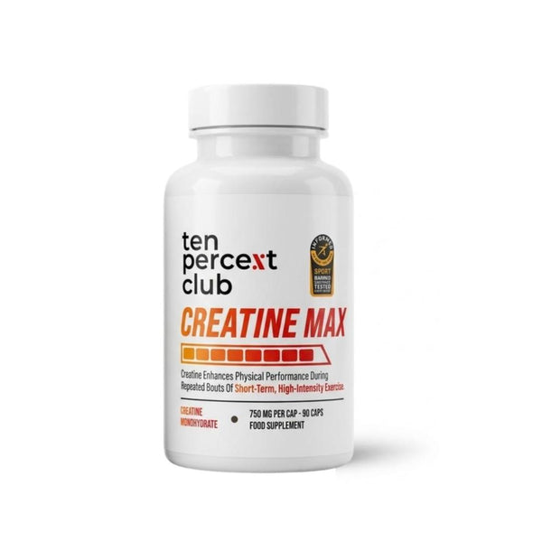 The Ten Percent Club - Creatine Max - Unflavoured - 90 capsules
