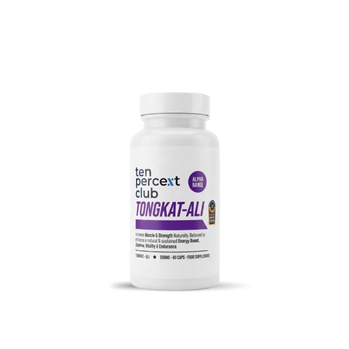The Ten Percent Club - Tongkat Ali - Unflavoured - 90 capsules