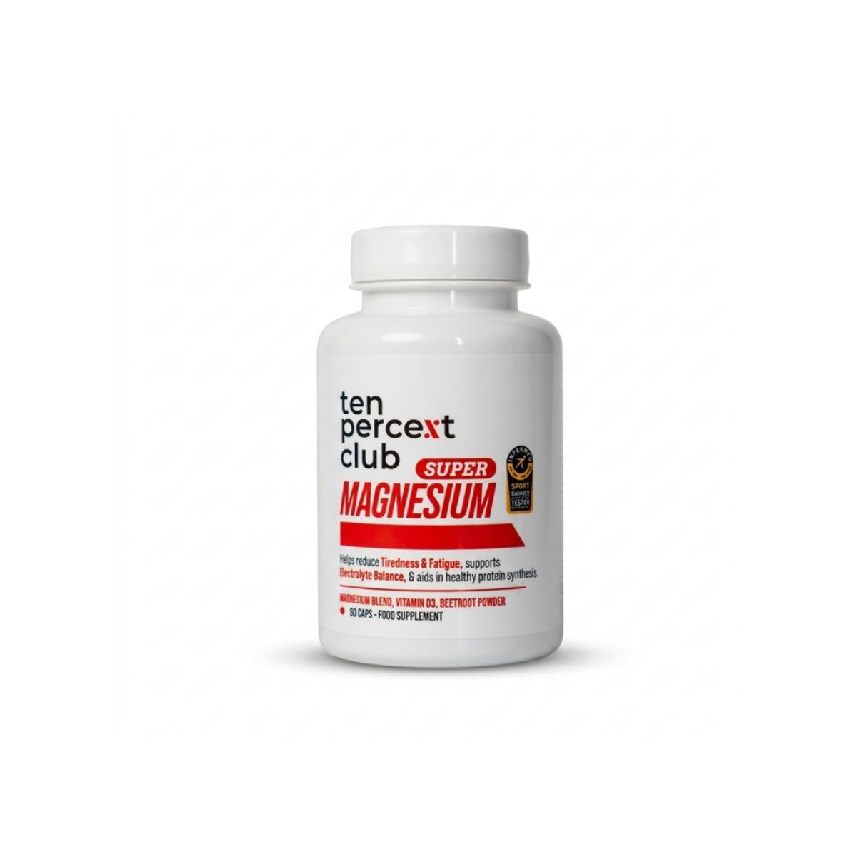 The Ten Percent Club - Super Magnesium - Unflavoured - 90 capsules