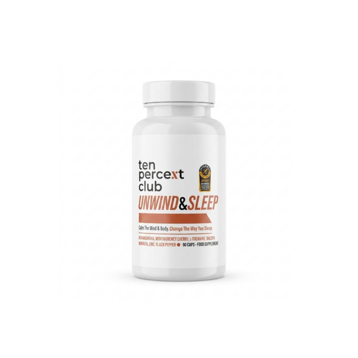 The Ten Percent Club - Unwind And Sleep - Unflavoured - 90 capsules