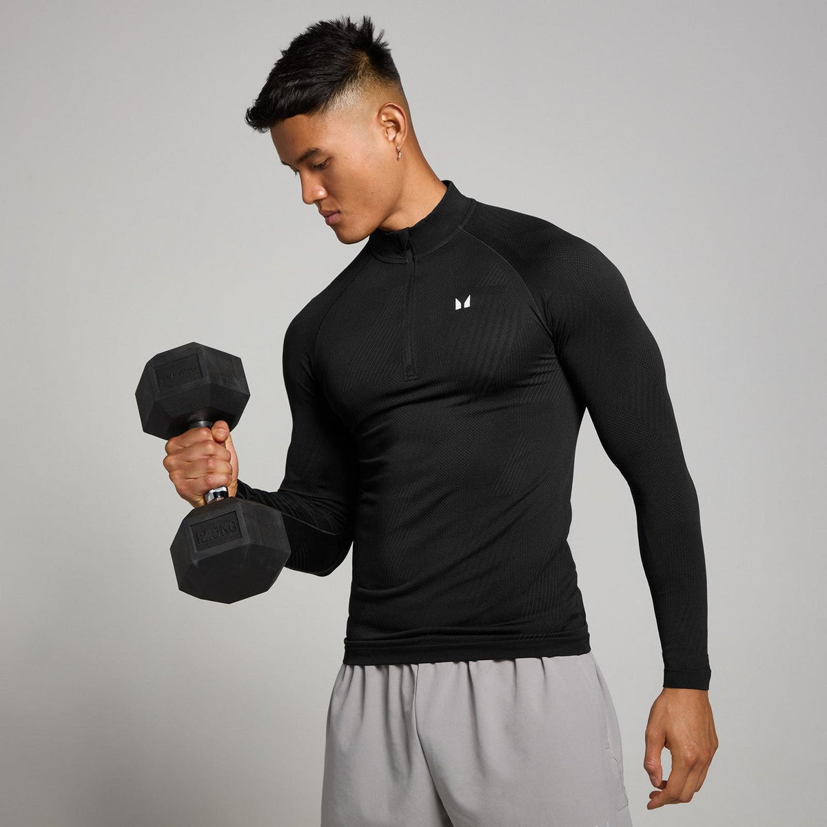 MyProtein - Tempo Pillar Graphic Seamless 1/4 Zip