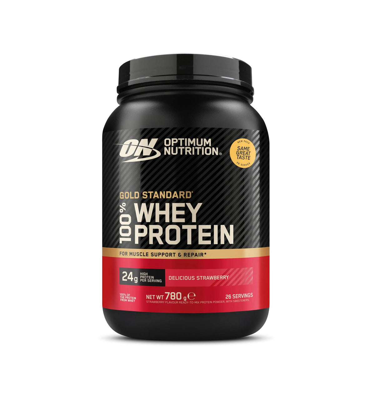 Optimum Nutrition - Whey Protein - Delicious Strawberry - 780g