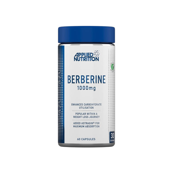 Applied Nutrition Berberine 1000 mg – 60 Veggie Capsules (30 Servings)